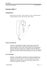 Preview for 3 page of Nokia HSU-1 - Cell Phone Car Handset Technical Documentation Manual