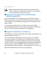 Preview for 8 page of Nokia Internet Stick CS-18 Quick Start Manual