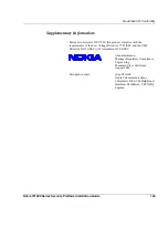 Preview for 149 page of Nokia IP1200 Series Installation Manual