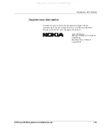 Preview for 107 page of Nokia IP380 - Security Appliance Appliance Installation Manual