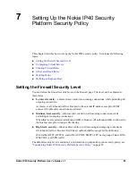 Preview for 95 page of Nokia IP40 - Satellite Unlimited - Security Appliance User Manual