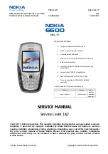 Предварительный просмотр 1 страницы Nokia iSkoot 6600 Service Manual