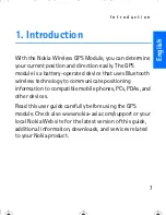 Предварительный просмотр 7 страницы Nokia LD-1W - GPS Module User Manual