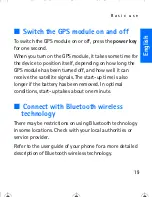 Preview for 19 page of Nokia LD-1W - GPS Module User Manual