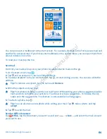 Предварительный просмотр 64 страницы Nokia Lumia 1020 RM-875 User Manual