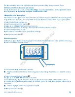 Предварительный просмотр 72 страницы Nokia Lumia 1020 RM-875 User Manual