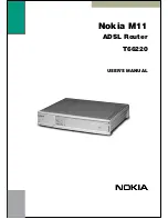 Nokia M11 T66220 User Manual preview