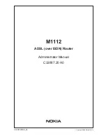 Preview for 2 page of Nokia M1112 Administrator'S Manual