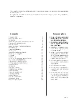 Preview for 3 page of Nokia Mediamaster 9600C Owner'S Manual