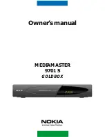 Nokia MEDIAMASTER 9701 S GOLD BOX Owner'S Manual preview