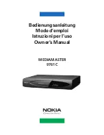 Nokia MEDIAMASTER 9761 C Manual preview