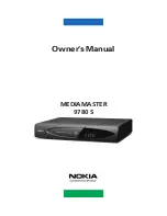 Nokia MEDIAMASTER 9780 S Owner'S Manual предпросмотр