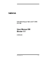 Preview for 1 page of Nokia MetroHopper User Manual