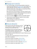 Предварительный просмотр 17 страницы Nokia Mirage 2605 (Spanish) Manual Del Usuario