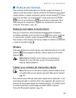 Предварительный просмотр 26 страницы Nokia Mirage 2605 (Spanish) Manual Del Usuario
