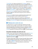 Предварительный просмотр 48 страницы Nokia Mirage 2605 (Spanish) Manual Del Usuario