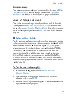 Предварительный просмотр 56 страницы Nokia Mirage 2605 (Spanish) Manual Del Usuario