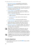 Предварительный просмотр 73 страницы Nokia Mirage 2605 (Spanish) Manual Del Usuario