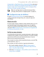 Предварительный просмотр 78 страницы Nokia Mirage 2605 (Spanish) Manual Del Usuario