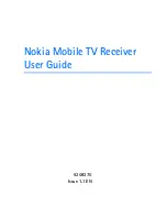 Preview for 1 page of Nokia Mobile TV Receiver User Manual