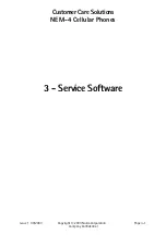 Предварительный просмотр 1 страницы Nokia N-Gage NEM-4 Service Software