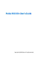 Preview for 1 page of Nokia N6060v User Manual