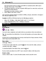 Preview for 76 page of Nokia N800 - Internet Tablet - OS 2007 User Manual