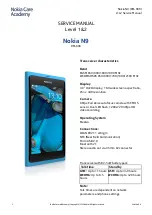 Nokia N9 RM-696 Service Manual предпросмотр