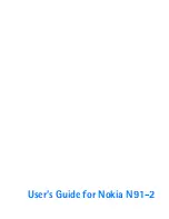 Nokia N91-2 User Manual предпросмотр