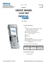 Nokia N91 Service Manual preview