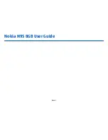 Предварительный просмотр 1 страницы Nokia N95 8GB User Manual