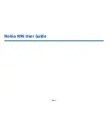 Nokia N96 User Manual preview