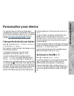 Предварительный просмотр 37 страницы Nokia N96 User Manual