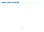 Preview for 1 page of Nokia N97 User Manual