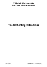 Предварительный просмотр 1 страницы Nokia NHL-2NA Series Troubleshooting Instructions