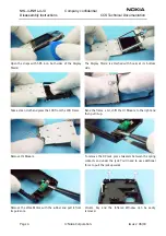 Предварительный просмотр 4 страницы Nokia NHL-4J Series Disassembly Instructions Manual