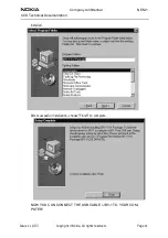 Preview for 41 page of Nokia NHM-1 Series Software Instructions