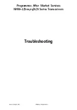 Предварительный просмотр 1 страницы Nokia NHM-2nx Series Troubleshooting Manual