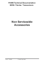 Предварительный просмотр 161 страницы Nokia NHM-7 series Service Manual