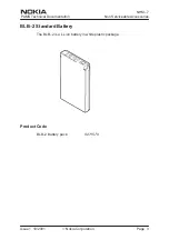 Preview for 163 page of Nokia NHM-7 series Service Manual