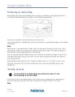 Preview for 17 page of Nokia Nokia Sleep Installation And Operating Instructions Manual