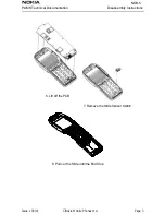 Предварительный просмотр 3 страницы Nokia NSB-5 Series Disassembly Instructions Manual