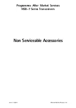 Предварительный просмотр 293 страницы Nokia NSB-7 Series Service Manual