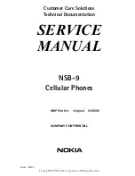 Nokia NSB-9 Service Manual preview