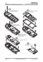 Предварительный просмотр 4 страницы Nokia NSD-1 SERIES Disassembly & Troubleshooting Instructions