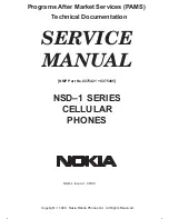 Preview for 1 page of Nokia NSD-1 SERIES Service Manual