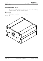 Preview for 12 page of Nokia NSD-3 Series Service Tools