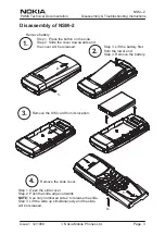 Preview for 3 page of Nokia NSM-2 Series Disassembly & Troubleshooting Instructions