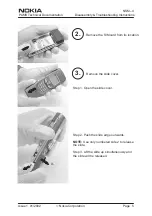 Предварительный просмотр 5 страницы Nokia NSM-4 Series Disassembly & Troubleshooting Instructions