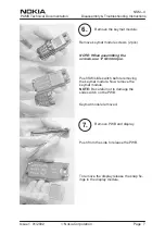 Предварительный просмотр 7 страницы Nokia NSM-4 Series Disassembly & Troubleshooting Instructions